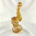 Yellow Orange Striped Rainbow Bubbler